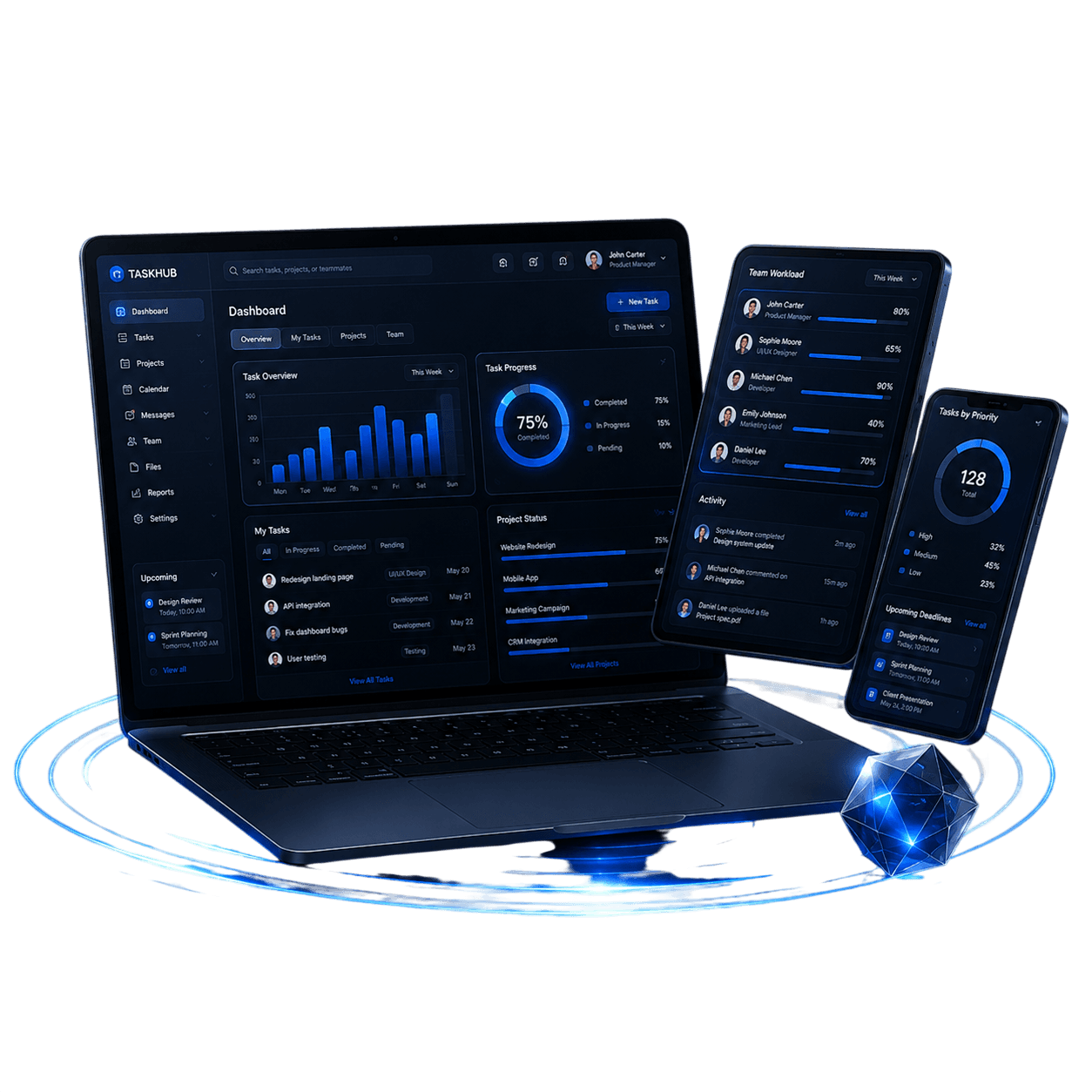 Интерфейс TASKHUB