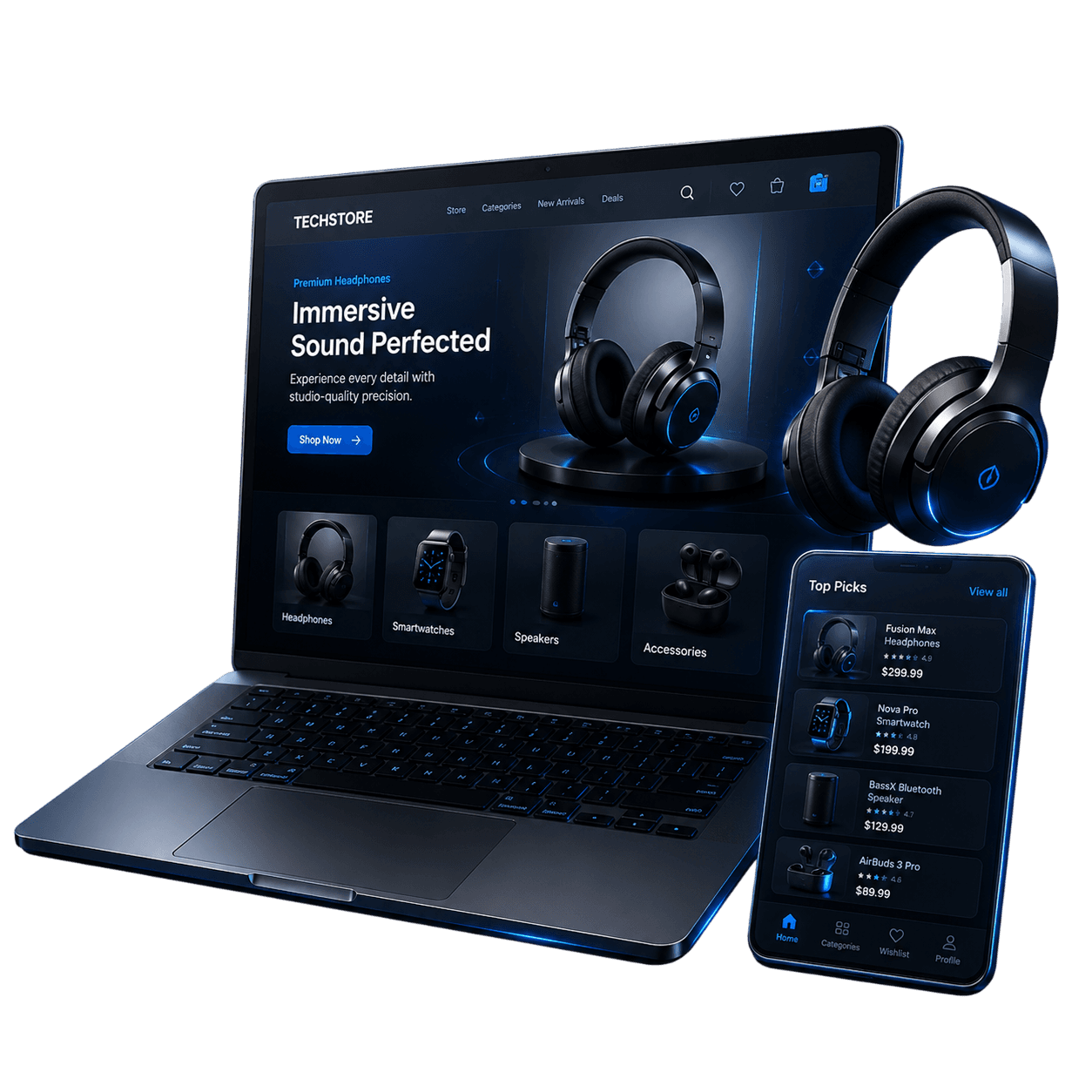 Интерфейс TECHSTORE